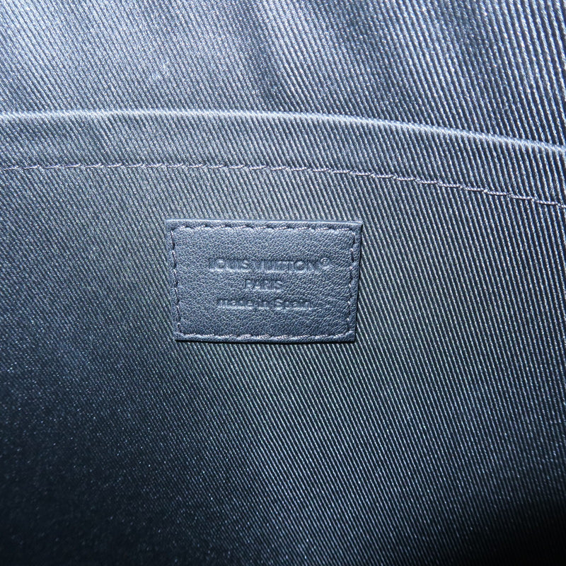 Louis Vuitton Pochette To-Go Monogram Shadow Leather Black Bag