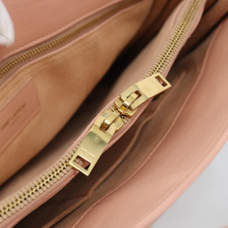 Saint Laurent Sac De Jour Leather Pink Bag