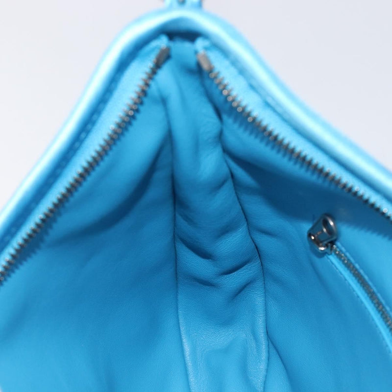 Balenciaga Leopolda Satin Blue Bag