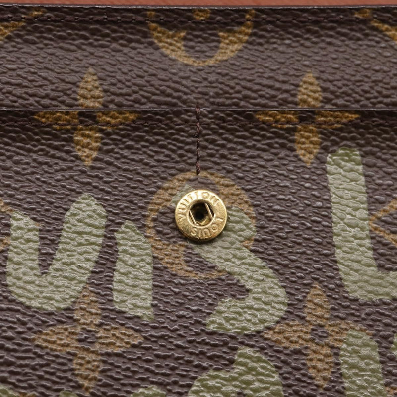 Louis Vuitton Sarah Limited Edition Monogram Graffiti Khaki Canvas Accessory