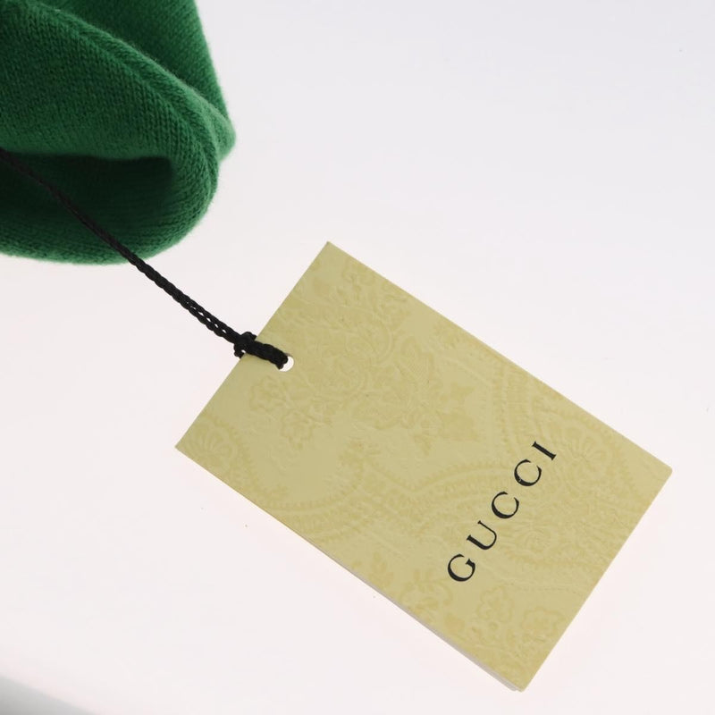 Gucci Beanie Alien Intarsia Green Canvas Accessory