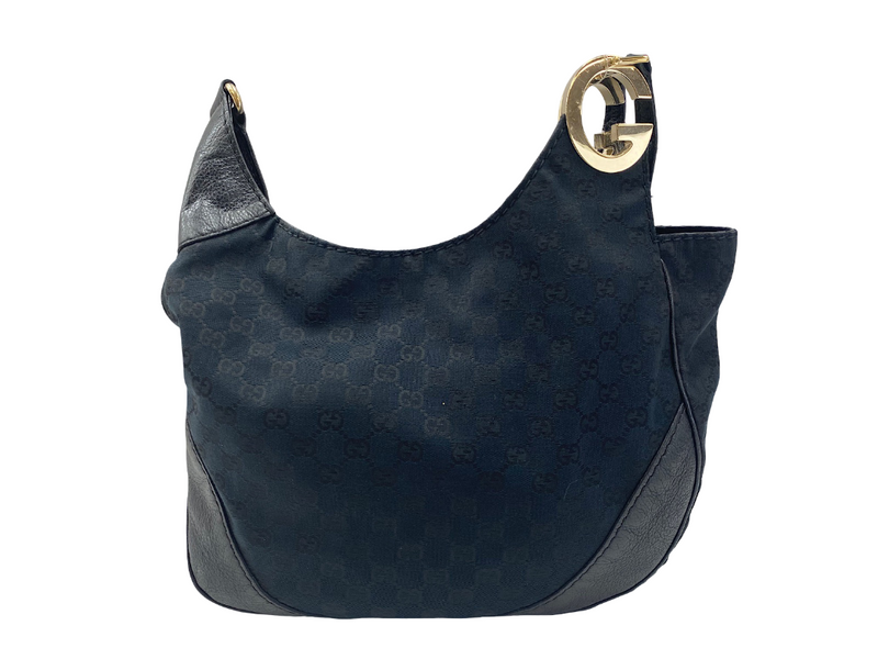 Gucci Charlotte Messenger Guccissima Leather Black
