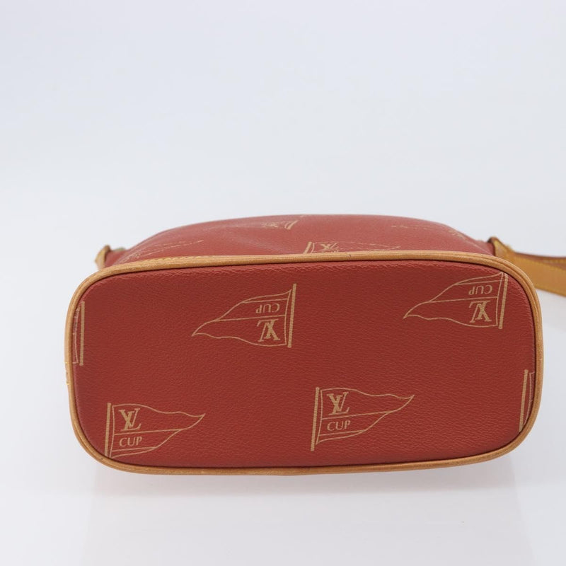 Louis Vuitton Cup Le Touquet Canvas Red Bag