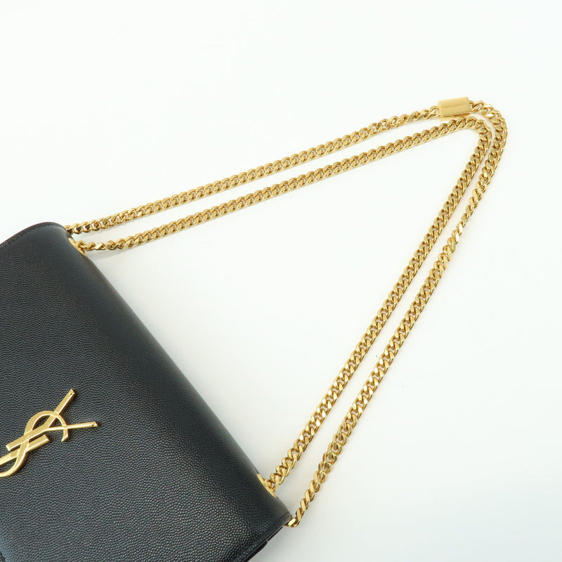 Saint Laurent Classic Monogram Leather Black Bag
