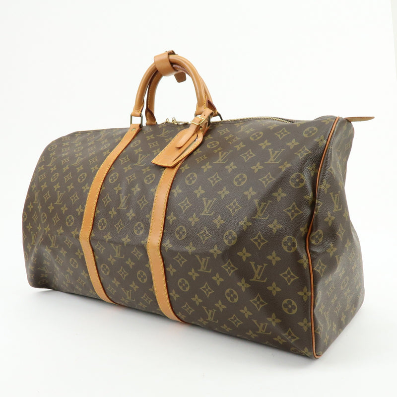 Louis Vuitton Keepall Monogram Canvas Brown Bag
