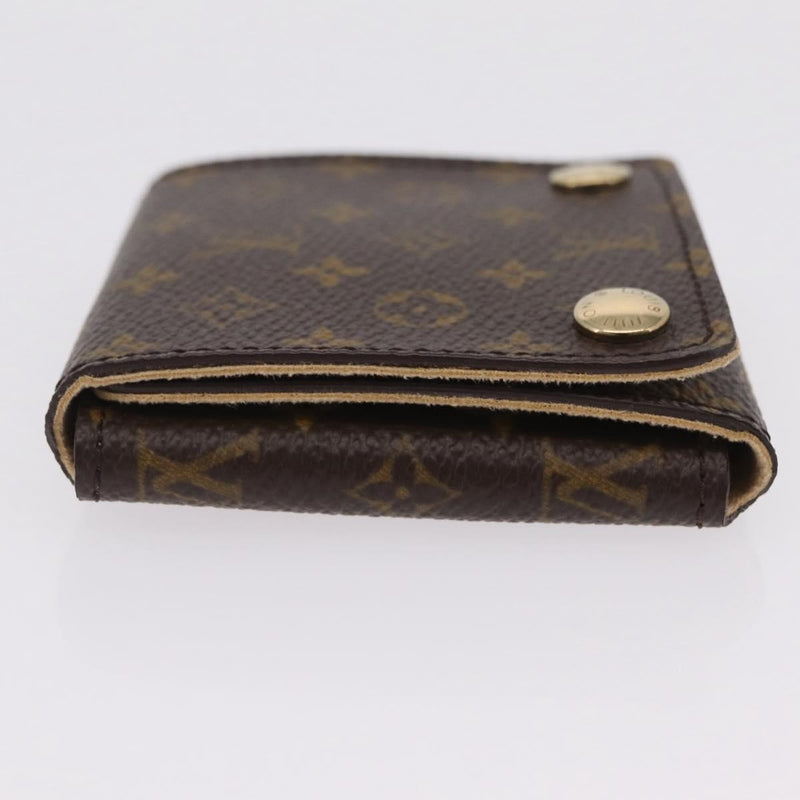 Louis Vuitton Folding Jewelry Case Monogram Canvas Brown Accessory