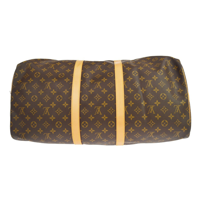 Louis Vuitton Keepall Bandouliere Monogram Canvas Brown Bag