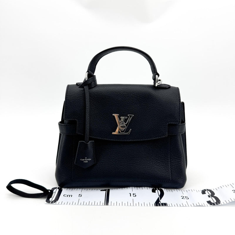 Louis Vuitton Lockme Ever Leather Black Calfskin Bag