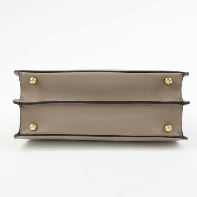 Fendi Peekaboo Iseeu Leather Gray Bag