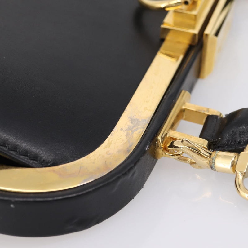 Christian Dior Shoulder Leather Black Bag