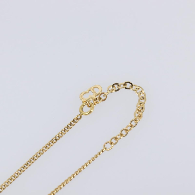 Christian Dior Cd Cube Charms Pendant Metal With Crystals Gold Bijoux