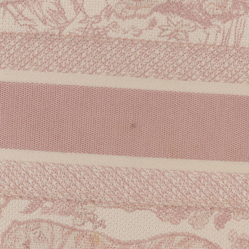 Christian Dior Book Embroidered Canvas Pink Bag
