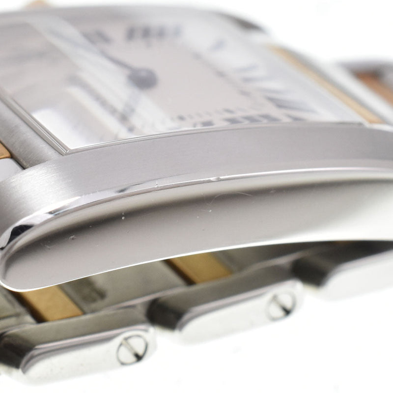 Cartier Tank Francaise Quartz Stainless Steel And Yellow Gold Watches