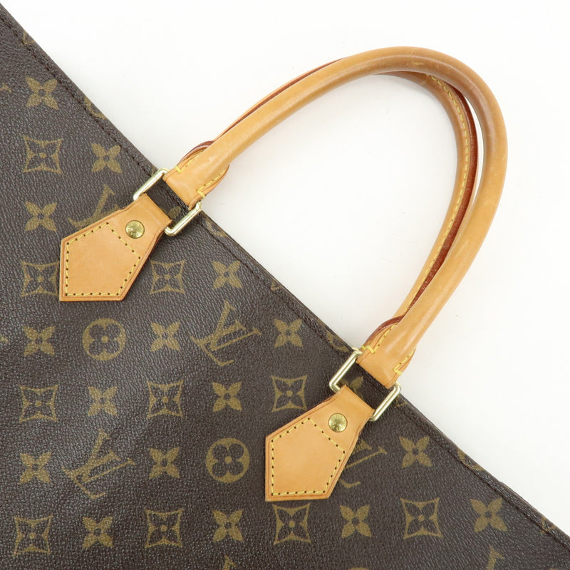 Louis Vuitton Vintage Sac Plat Monogram Canvas Brown Bag