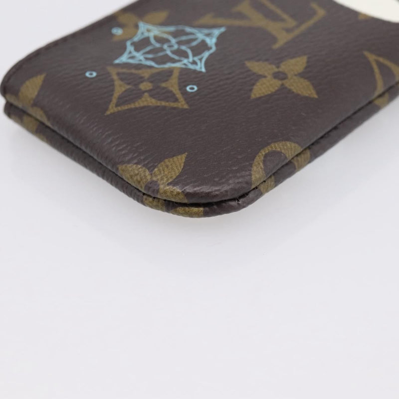 Louis Vuitton Pochette Clés Monogram Vivienne Brown Canvas Accessory