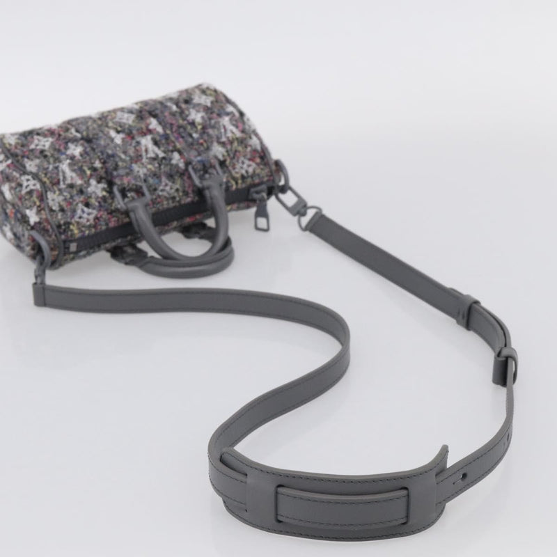 Louis Vuitton Keepall Bandouliere Lv Felt Multicolour Textile Bag