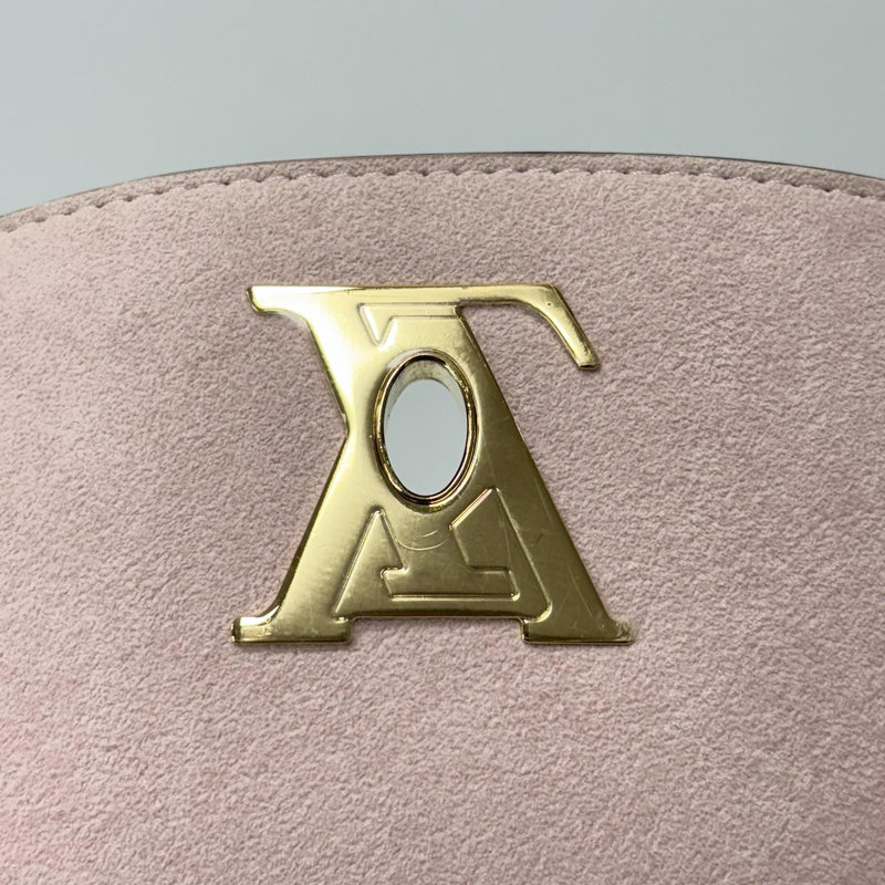 Louis Vuitton Lockme Ever Leather Beige Bag