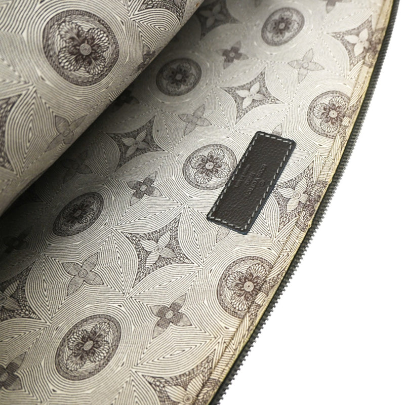 Louis Vuitton Laptop Sleeve Leather Brown Bag