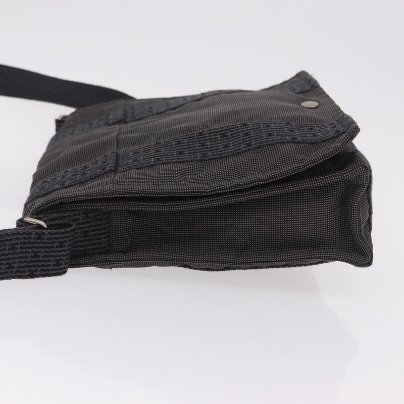 Hermes Fourre Tout Besace Messenger Toile Gray Canvas