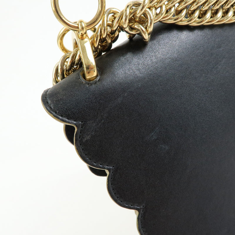 Fendi Kan I Leather Black Bag
