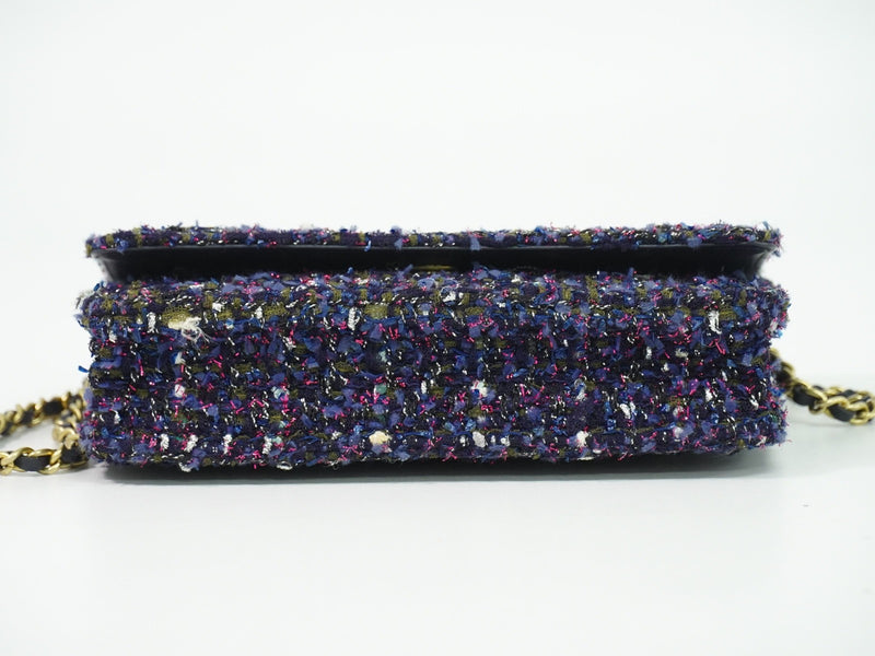 Chanel Wallet On Chain Tweed Multicolour Bag