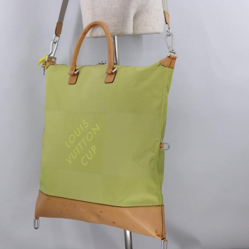 Louis Vuitton Cup Cube Damier Geant Canvas Yellow Bag