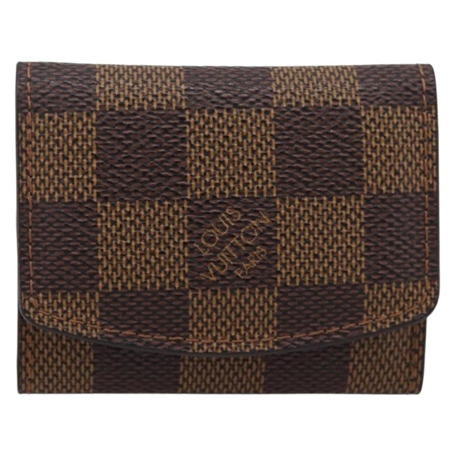 Louis Vuitton Cuff Case Monogram Damier Brown Canvas Accessory