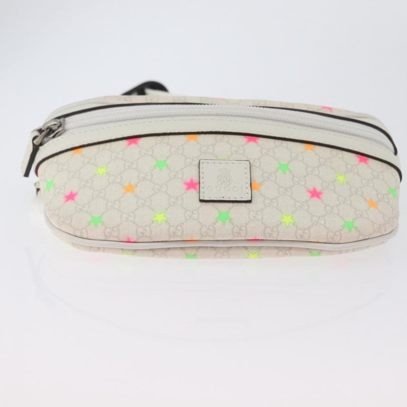 Gucci Childrens Belt Printed Gg Coated Canvas Multicolour Bag