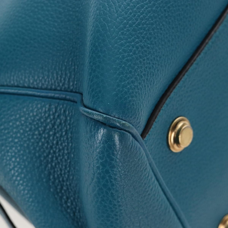 Louis Vuitton Milla Veau Nuage Calfskin Blue Leather Bag