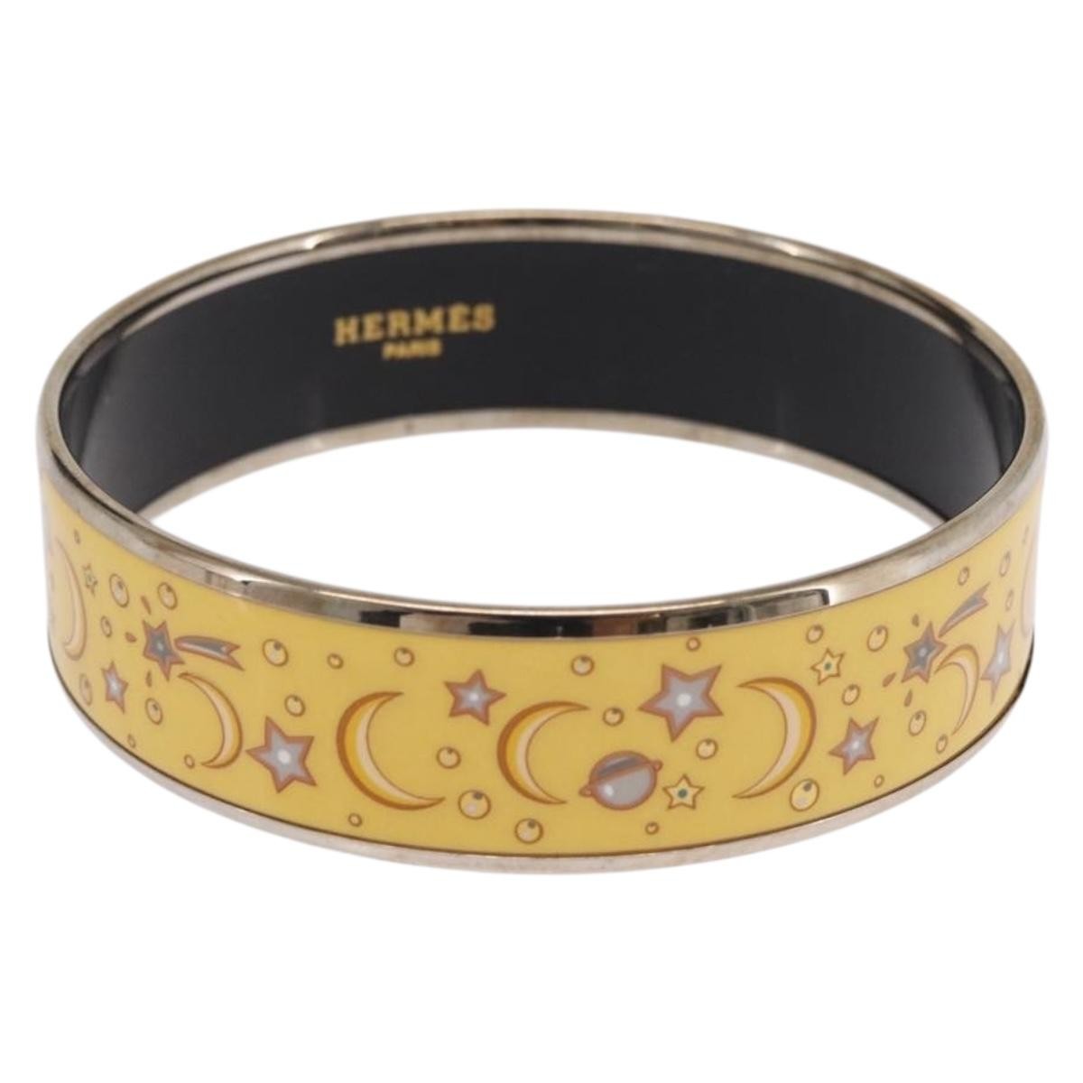 Chanel Vintage Bangle Metal Yellow Bijoux