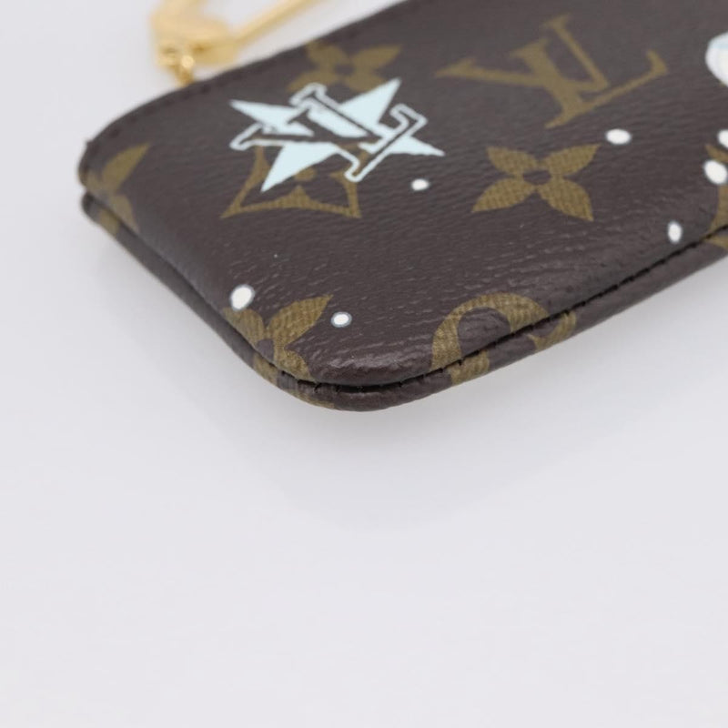 Louis Vuitton Pochette Clés Monogram Vivienne Brown Canvas Accessory