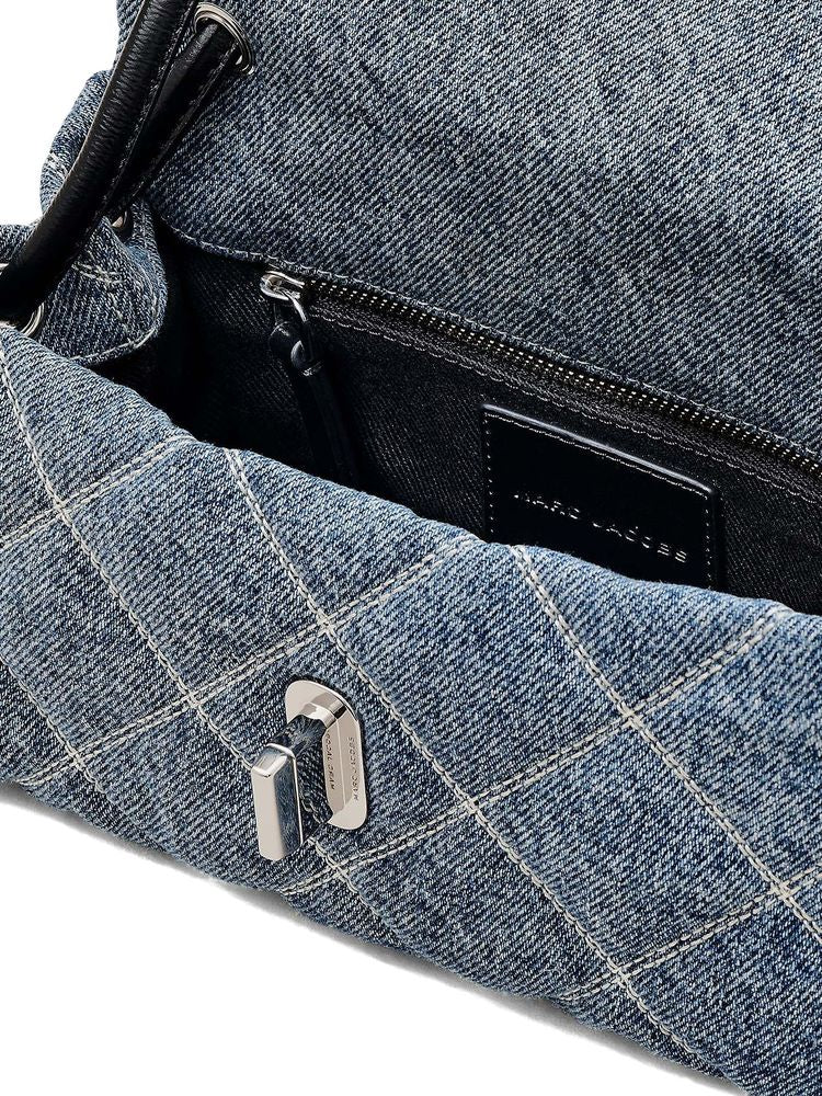 Marc Jacobs Cotton Denim Shoulder Bag — Blue