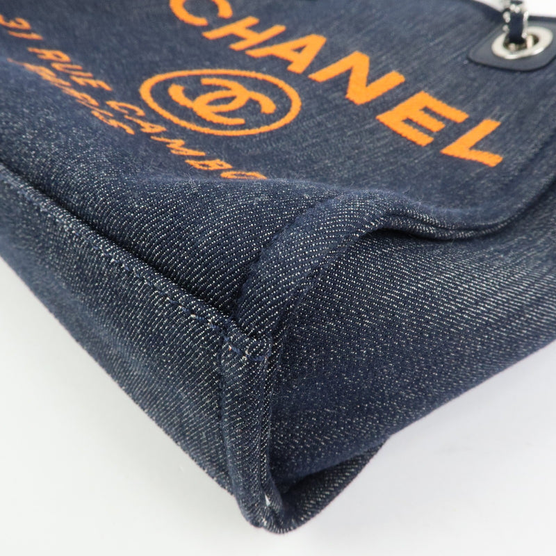 Chanel Deauville Denim Blue Denim_jeans Bag