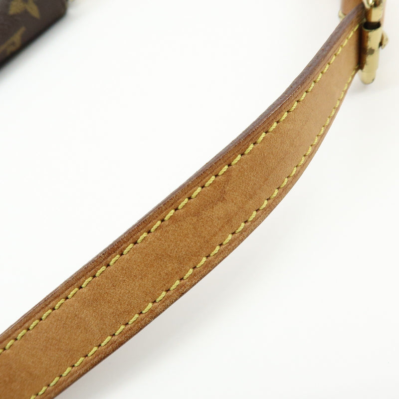 Louis Vuitton Musette Tango Monogram Canvas Brown Bag