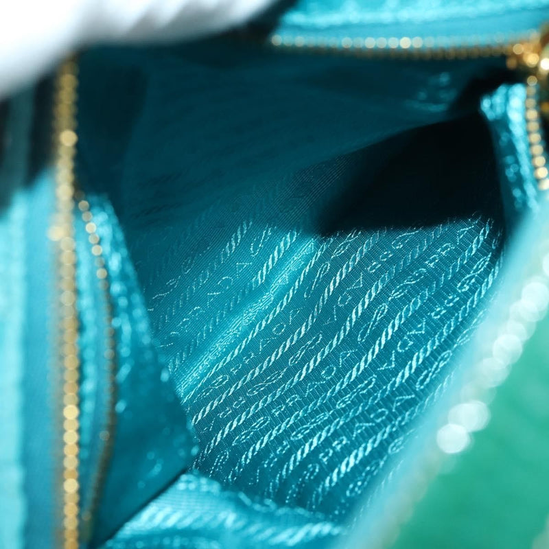 Prada Zip Hobo Chevron Tessuto Blue Nylon