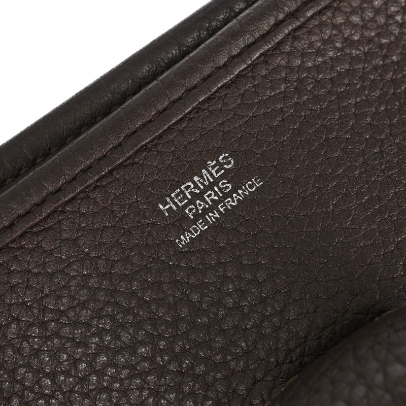 Hermes Evelyne Bag Gen Iii Clemence Brown Leather