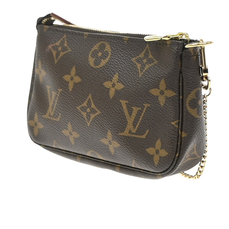 Louis Vuitton Mini Pochette Accessoires Canvas Brown Bag