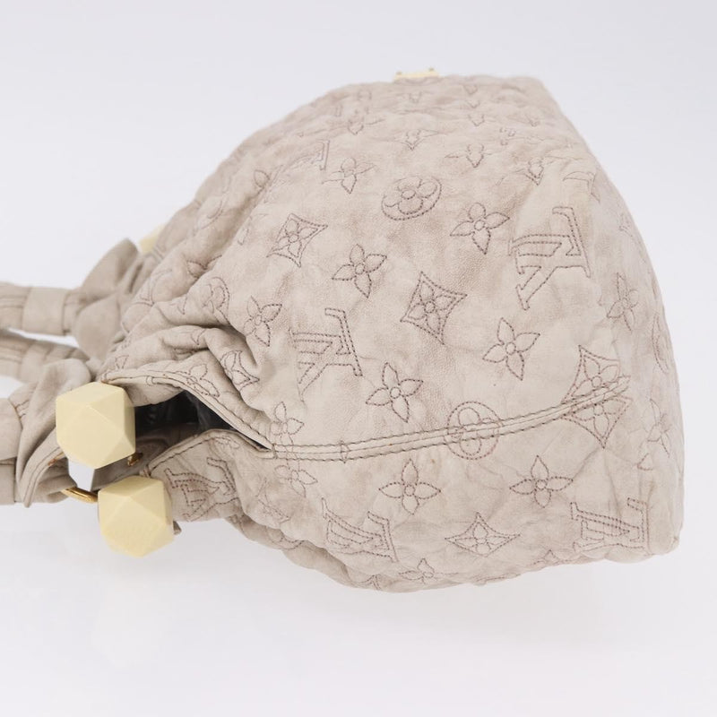 Louis Vuitton Olympe Stratus Limited Edition Monogram Lambskin Beige Leather Bag