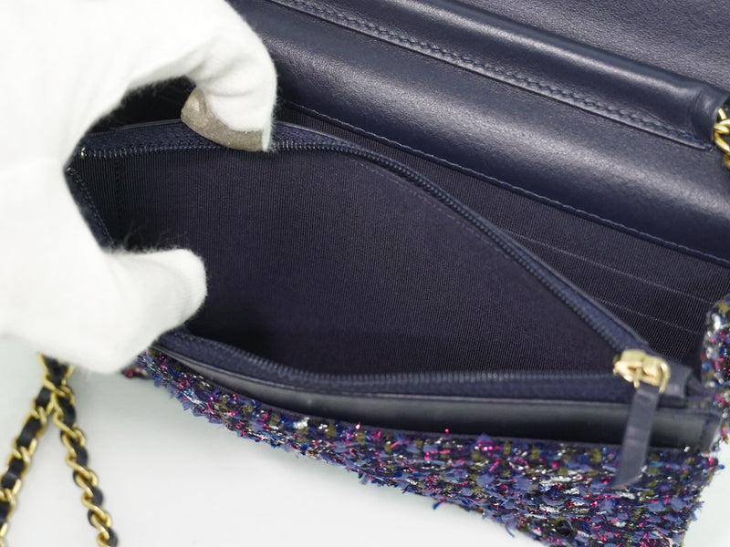 Chanel Wallet On Chain Tweed Multicolour Bag