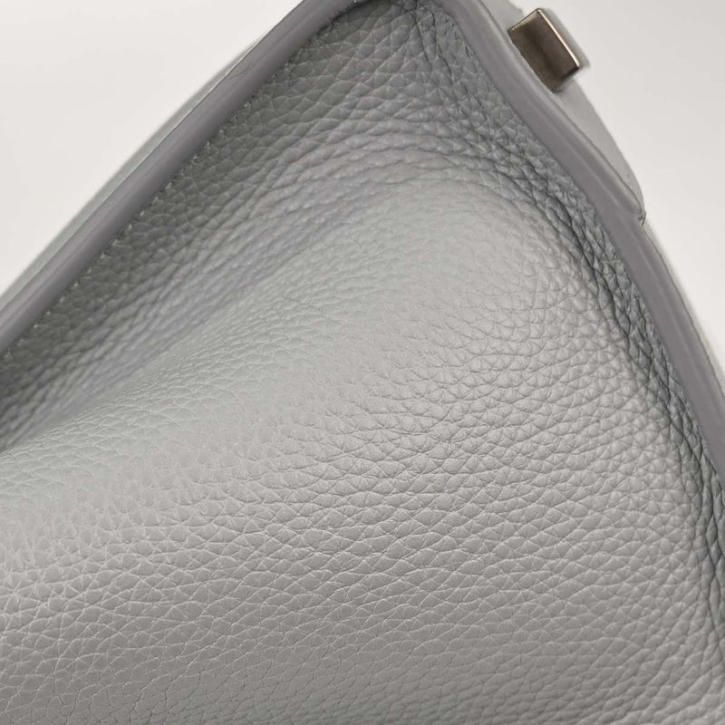 Celine Luggage Grainy Leather Gray Bag
