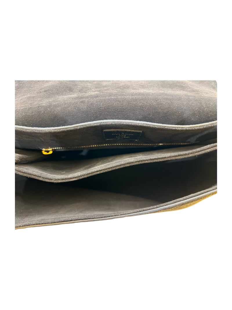 Louis Vuitton Georges Monogram Empreinte Leather Black Bag