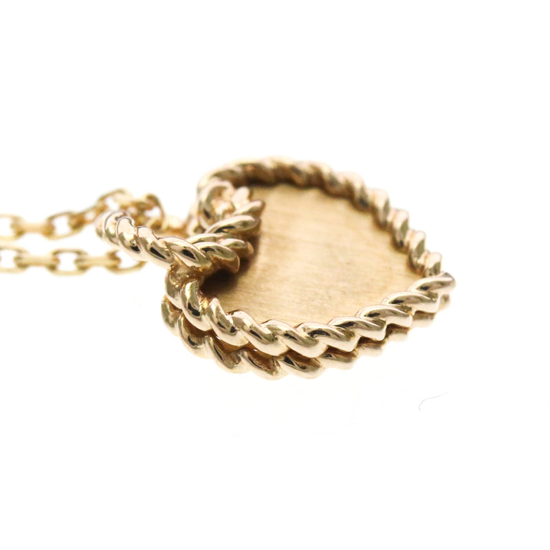 Cartier Torta Heart Pendant 18k Rose Gold Pink Pink_gold Bijoux