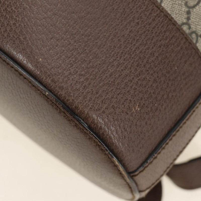 Gucci Neo Vintage Drawstring Bucket Gg Coated Canvas Beige Bag