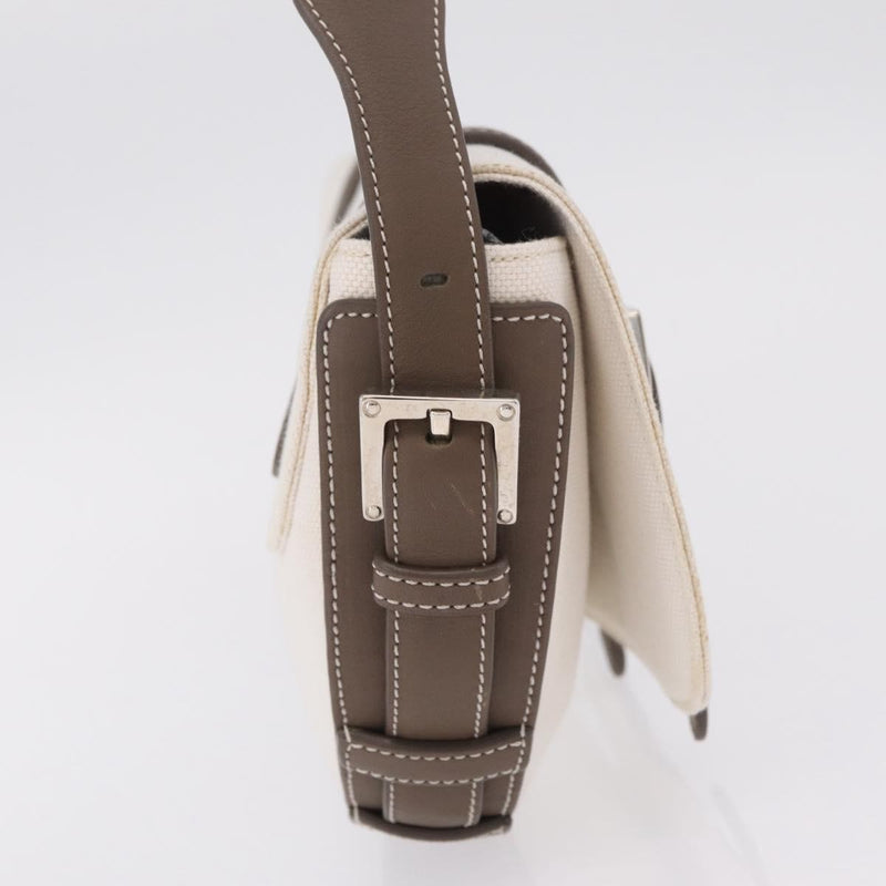 Loewe Shoulder Bag Canvas White