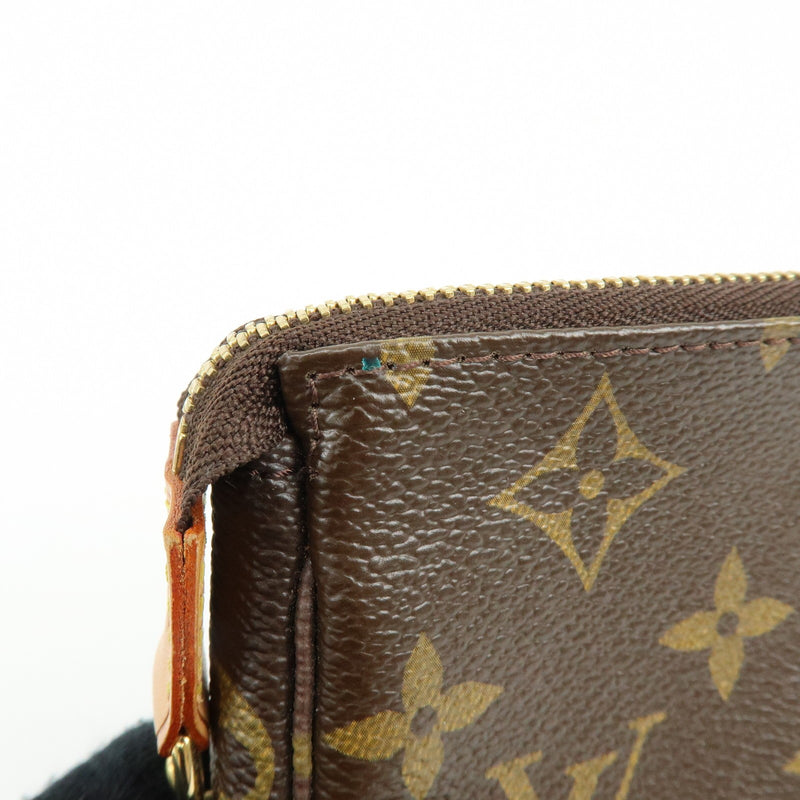 Louis Vuitton Pochette Accessoires Limited Edition Monogram Canvas Brown Bag