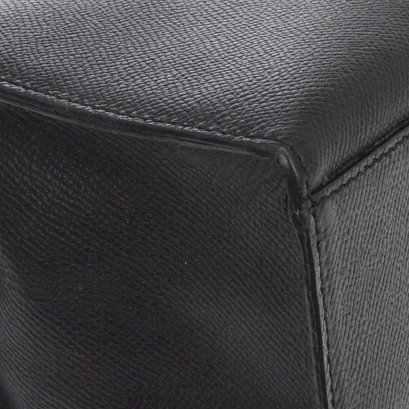 Celine Vintage Turnlock Leather Black Bag