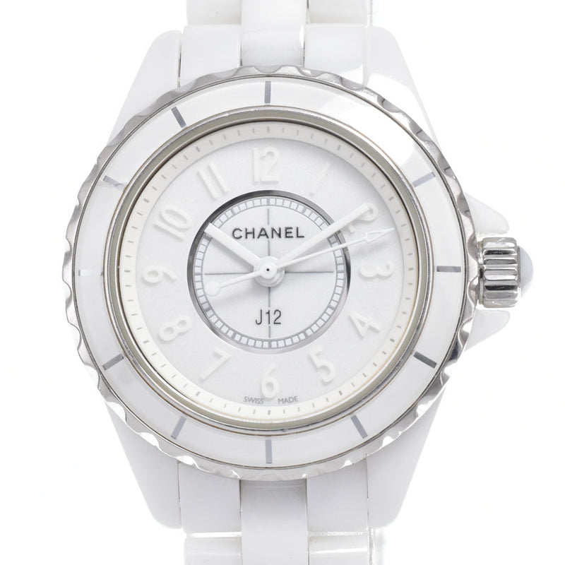 Chanel J12 Quartz Ceramic And Stainless Steel With Diamond Markers Watches