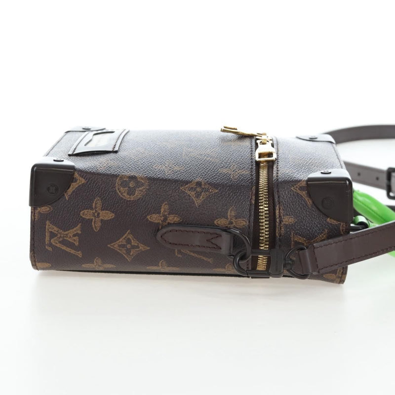 Louis Vuitton Vertical Box Trunk No.7 Loeil Vintage Monogram Canvas Brown Bag
