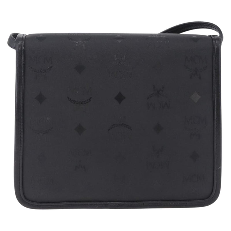 Mcm Visetos Leather Black Bag