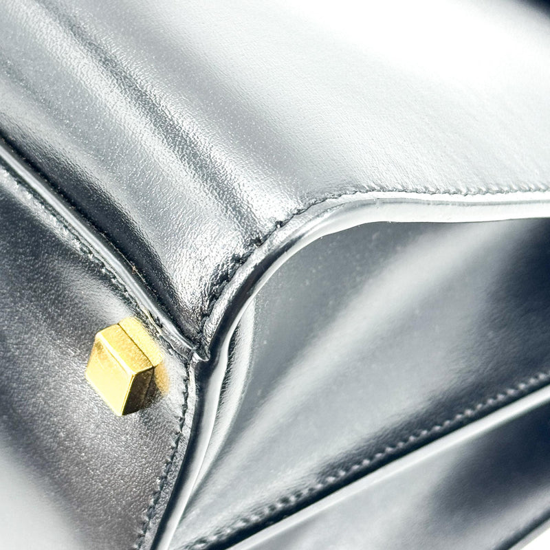 Saint Laurent Uptown Leather Black Bag